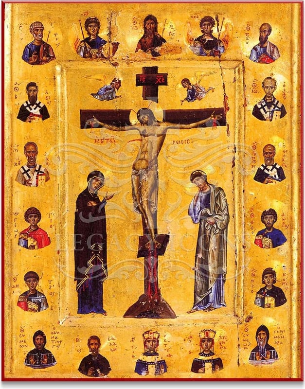 Christ Crucified (With Saints)
