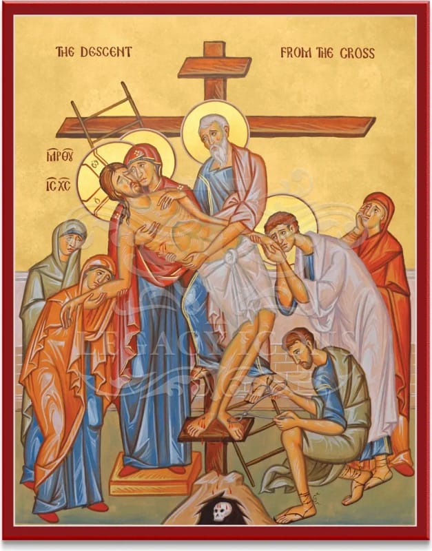 Descent from the Cross Icon