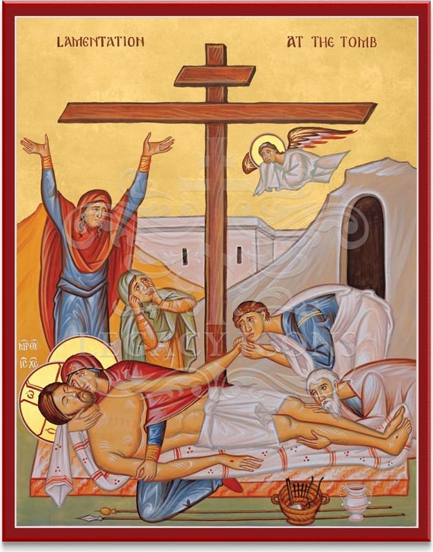 Lamentation At The Tomb Icon