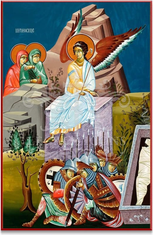 The Myrrh-bearers at the Tomb