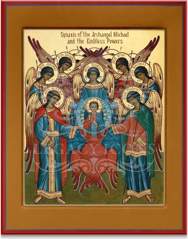 Festal icon of Synaxis of the Archangel Michael and the Other Bodiless Powers